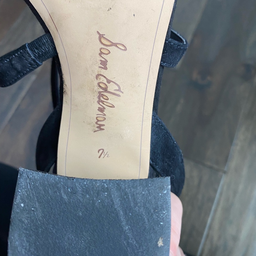 Sam Edelman Sammy Strappy Sandal Block Heels - Picture 5 of 5